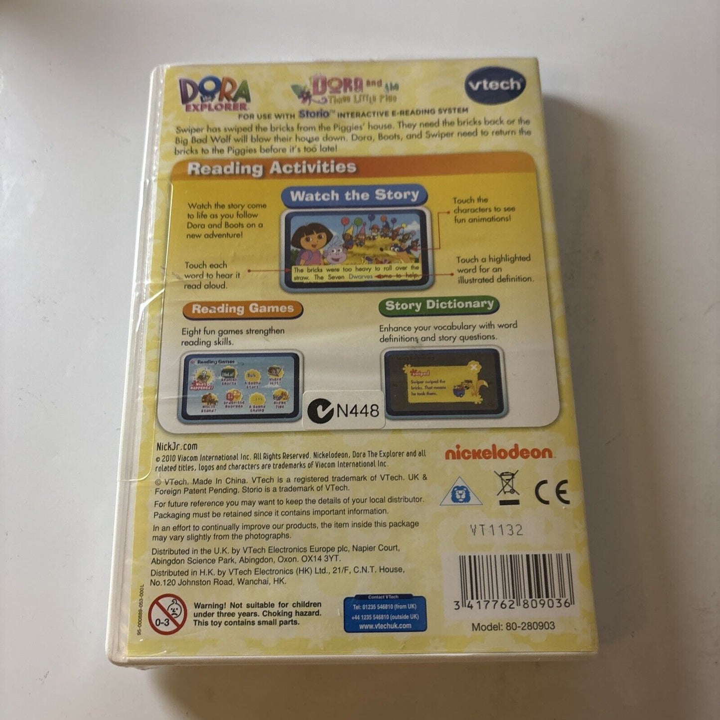 VTech Storio Dora the Explorer Software Learning Game - Dora & the 3 Little Pigs
