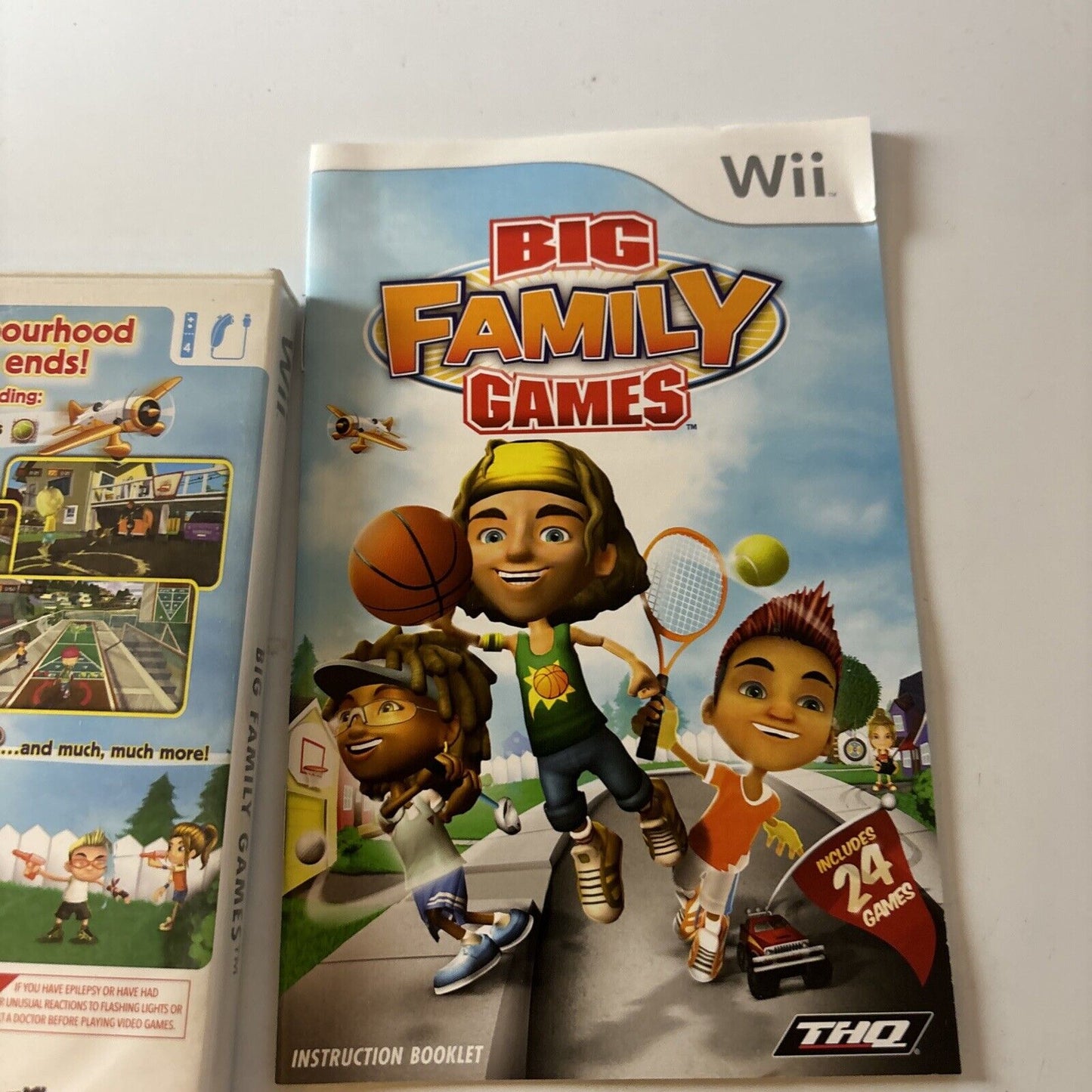 Big Family Games Nintendo Wii Manual PAL