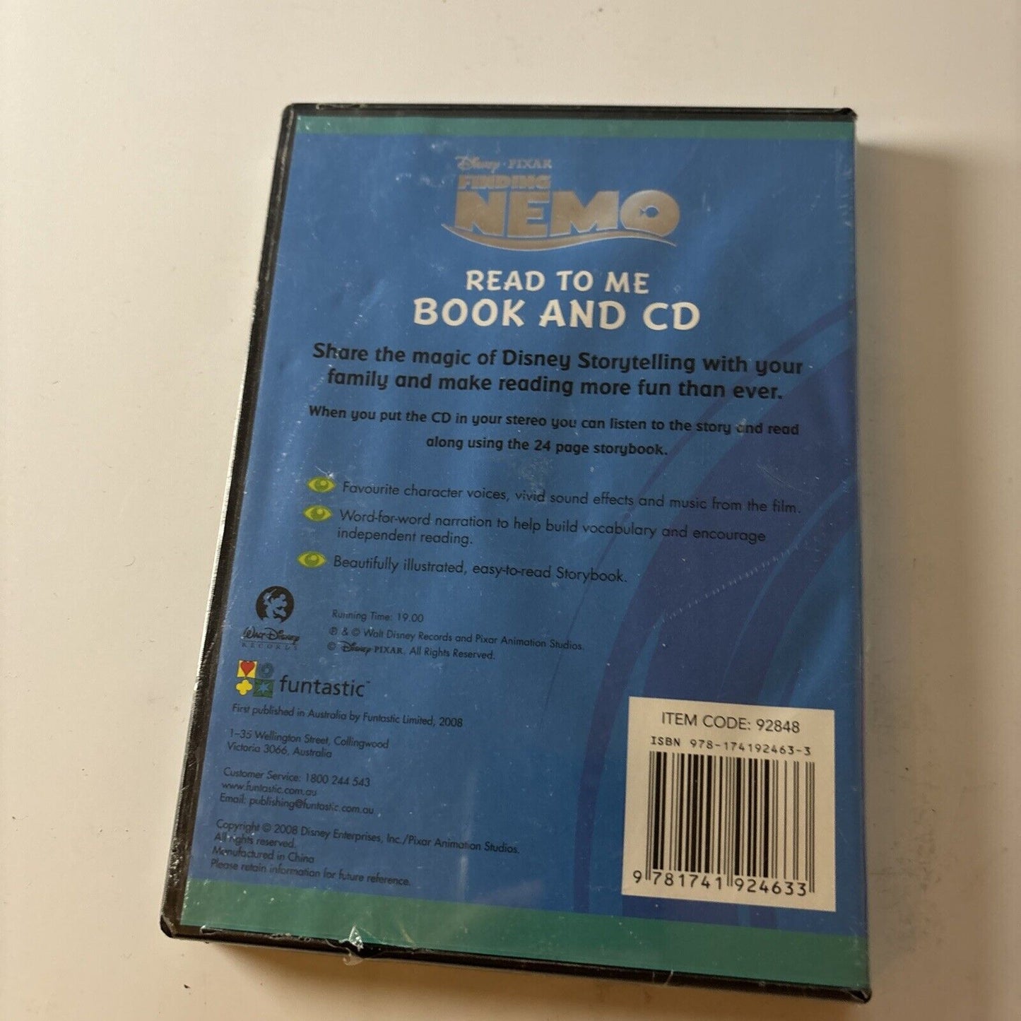 Finding Nemo: Read-to-me Book and CD (Mixed Media, 2008)