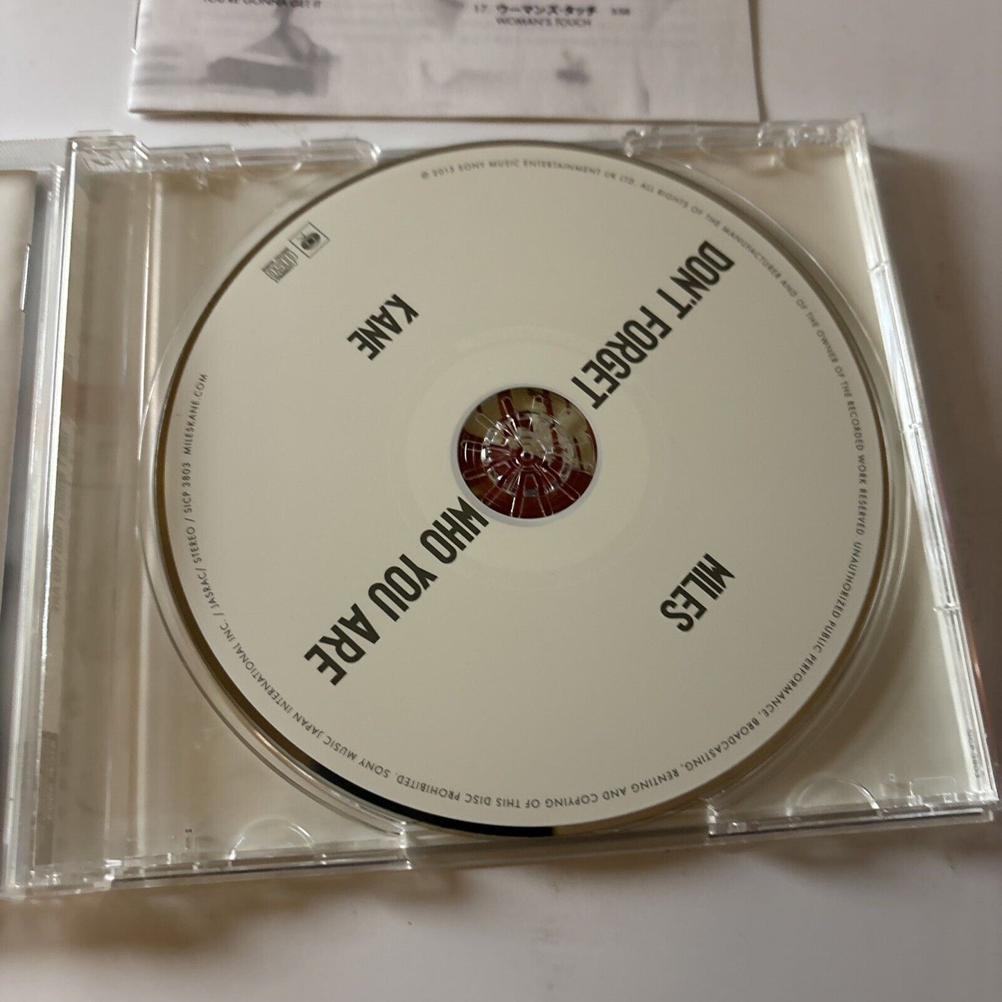 Miles Kane - Don't Forget Who You Are (CD, 2013) Japan Sicp-3803