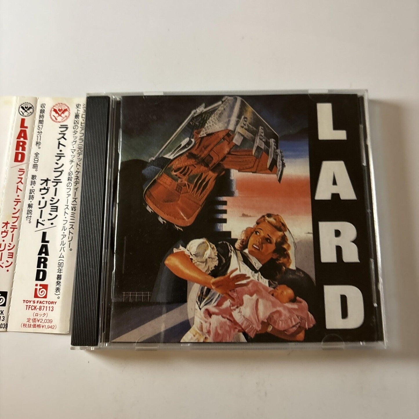 Lard - The Last Temptation Of Reid (CD, 1997) Japan Obi Tfck-87113
