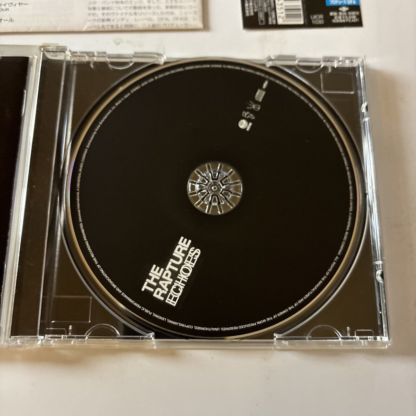 The Rapture - Echoes (CD, 2003) Japan Obi Uicr-1030