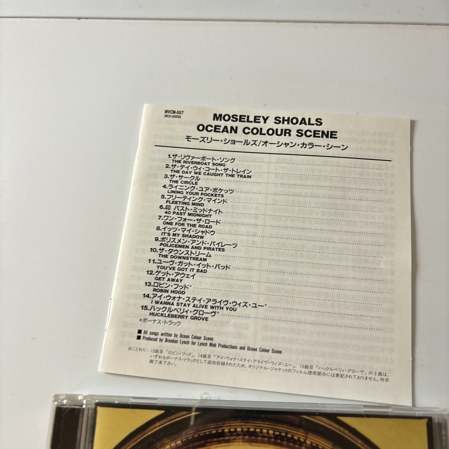 Ocean Colour Scene - Moseley Shoals (CD, 1996) Japan Mvcm-587