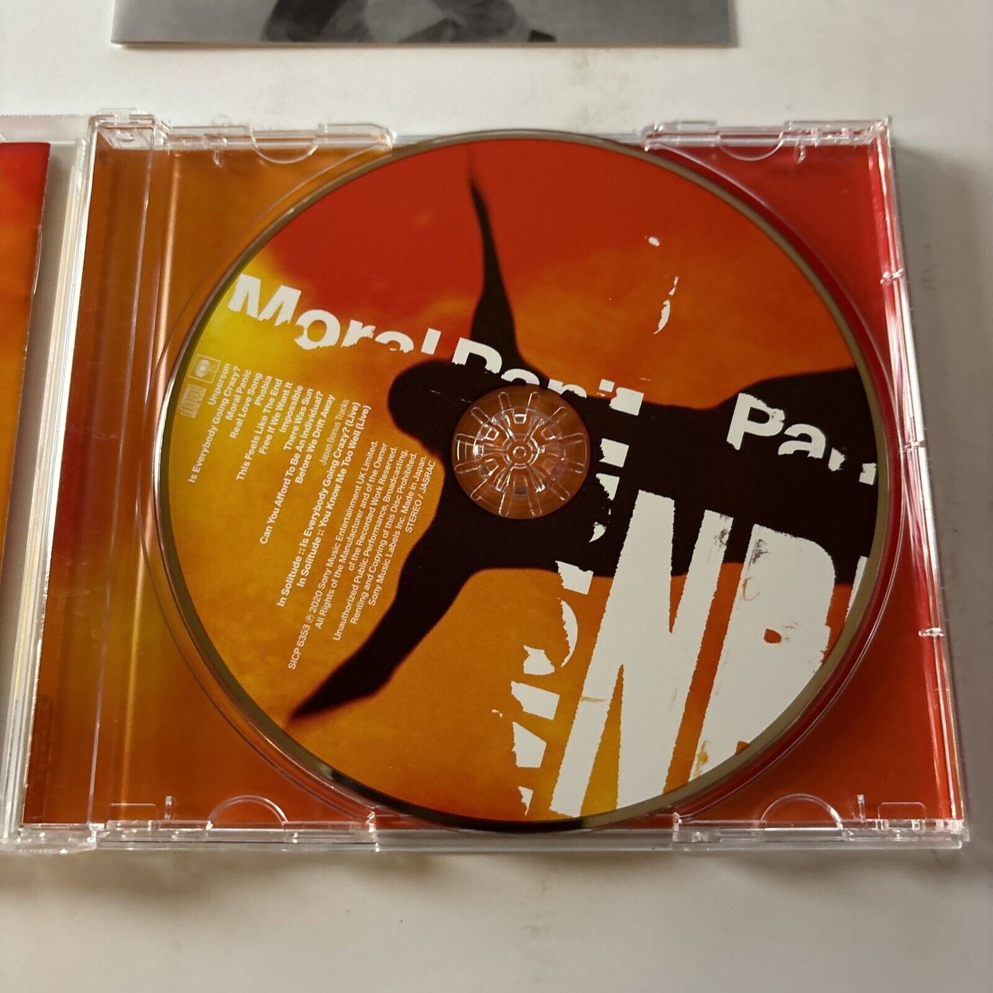 Nothing But Thieves - Moral Panic [Japan Bonus Track] (CD, 2020) Sicp-6353 Japan