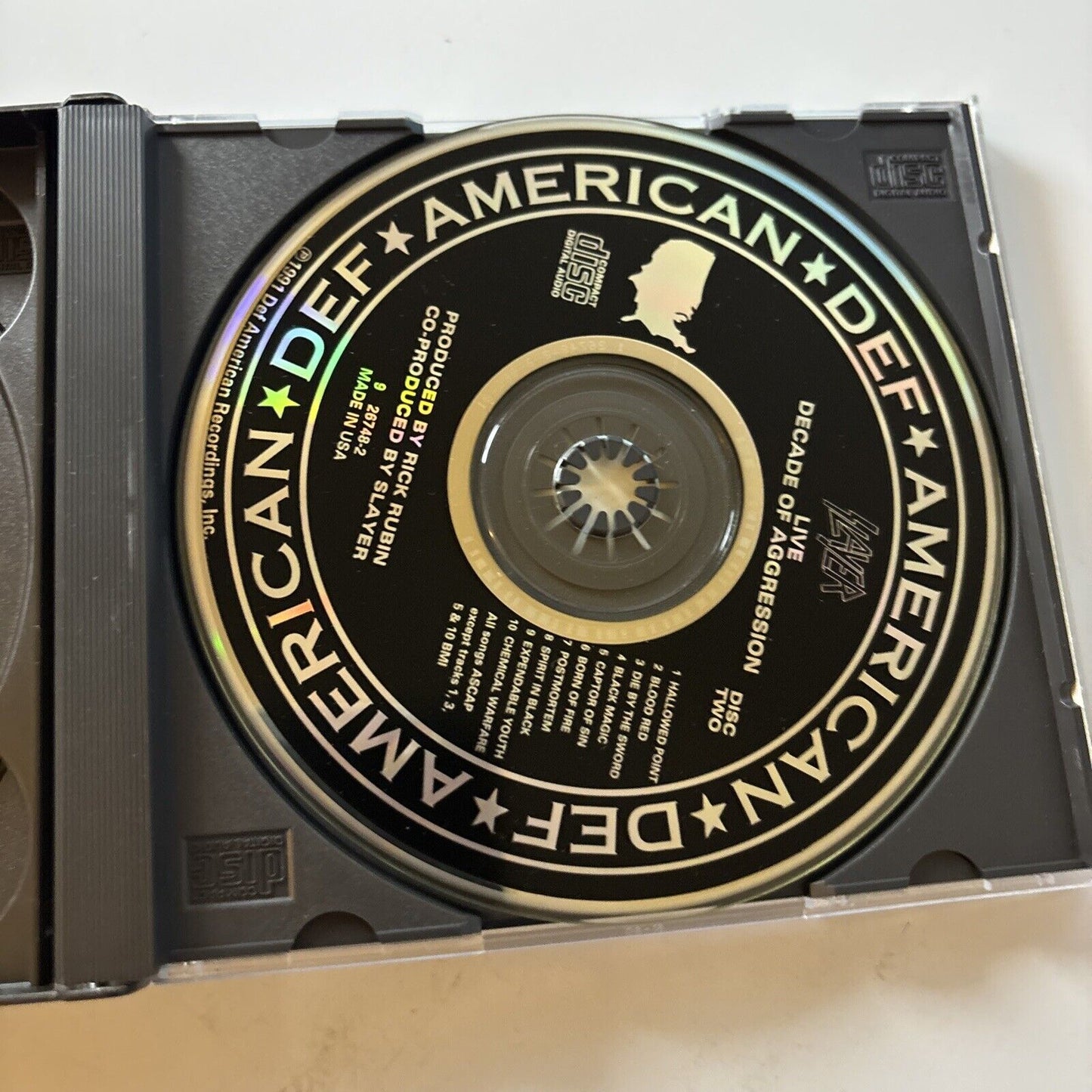 Slayer - Decade Of Aggression Live (CD, 1991, 2-Disc) 926748-2