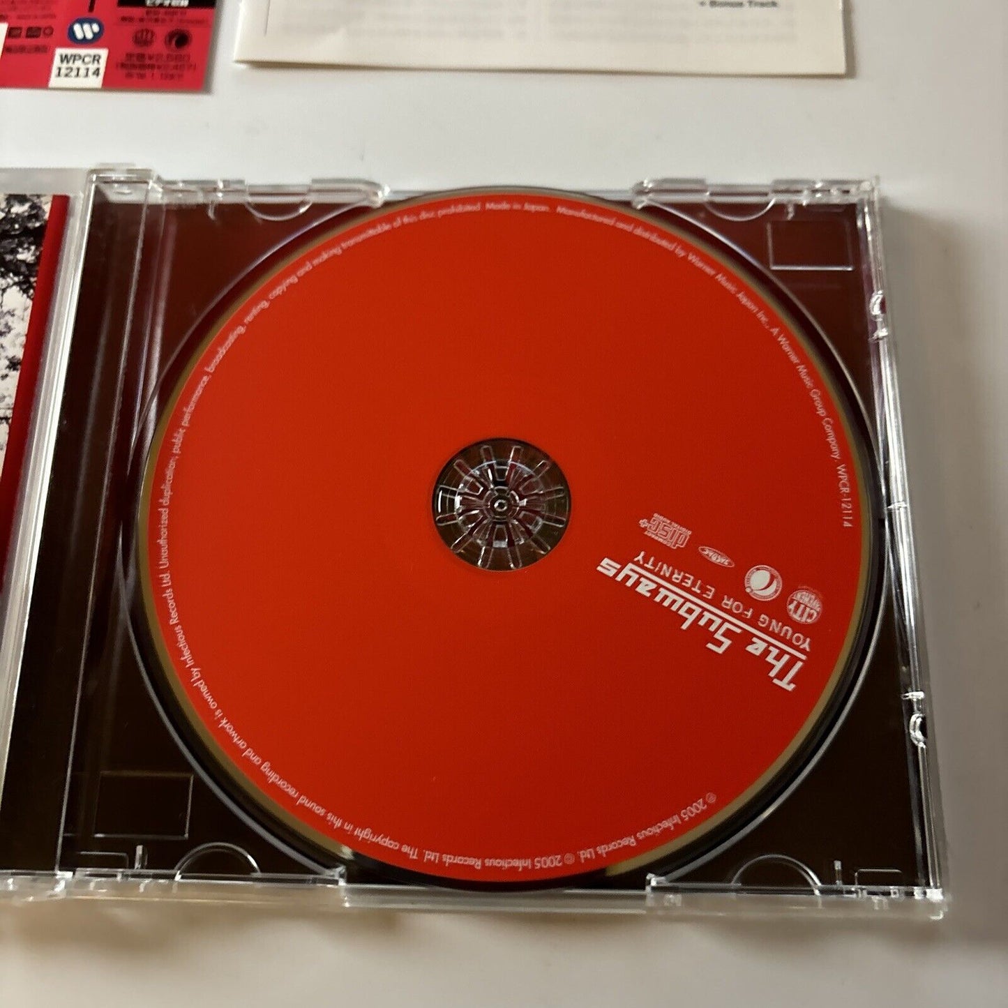 The Subways - Young for Eternity (CD, 2006) Japan Obi Wpcr-12114