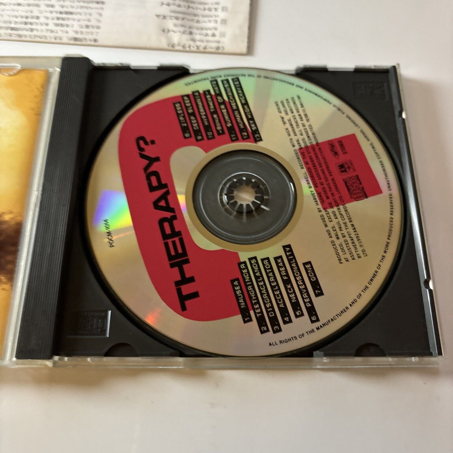 Therapy? - Nurse (CD, 1992) Japan Pocm-1014