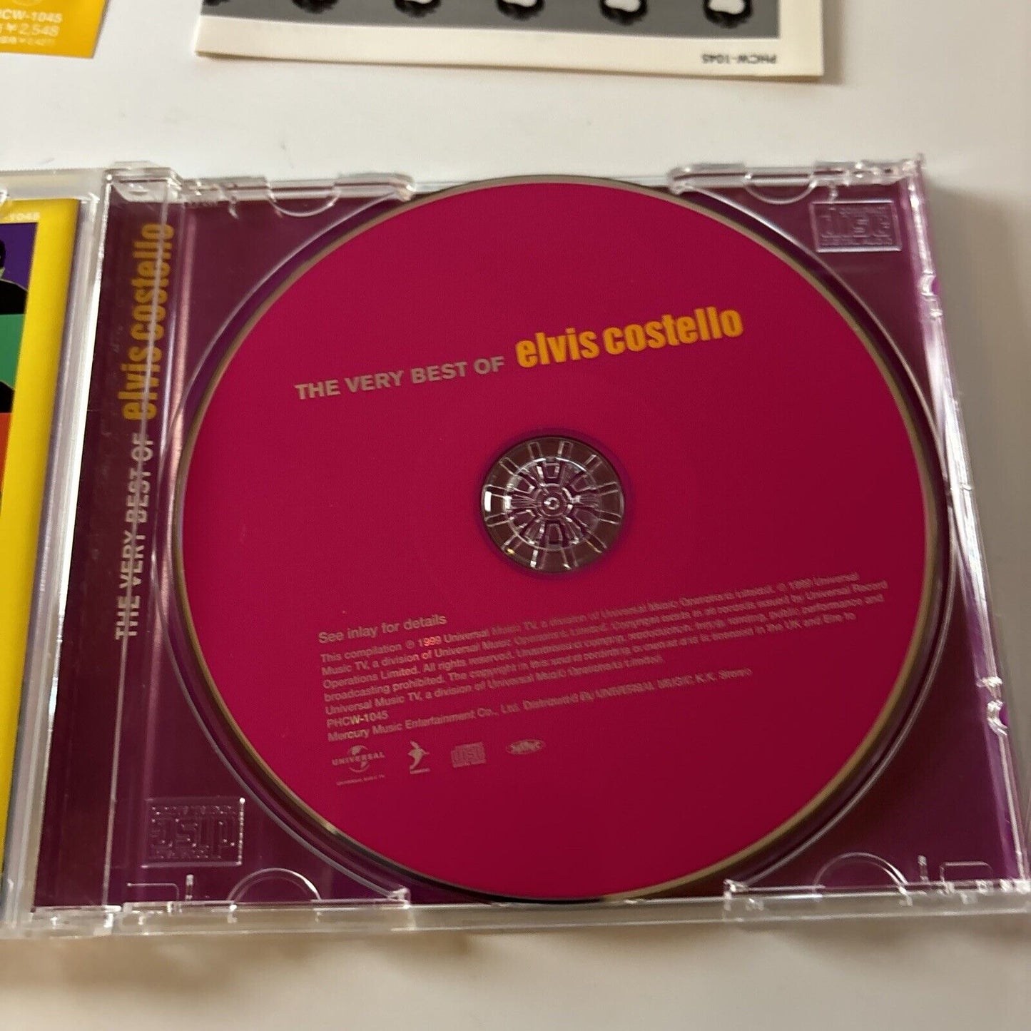 Elvis Costello - The Very Best Of Elvis Costello (CD, 1999) Japan Obi PHcw-1045