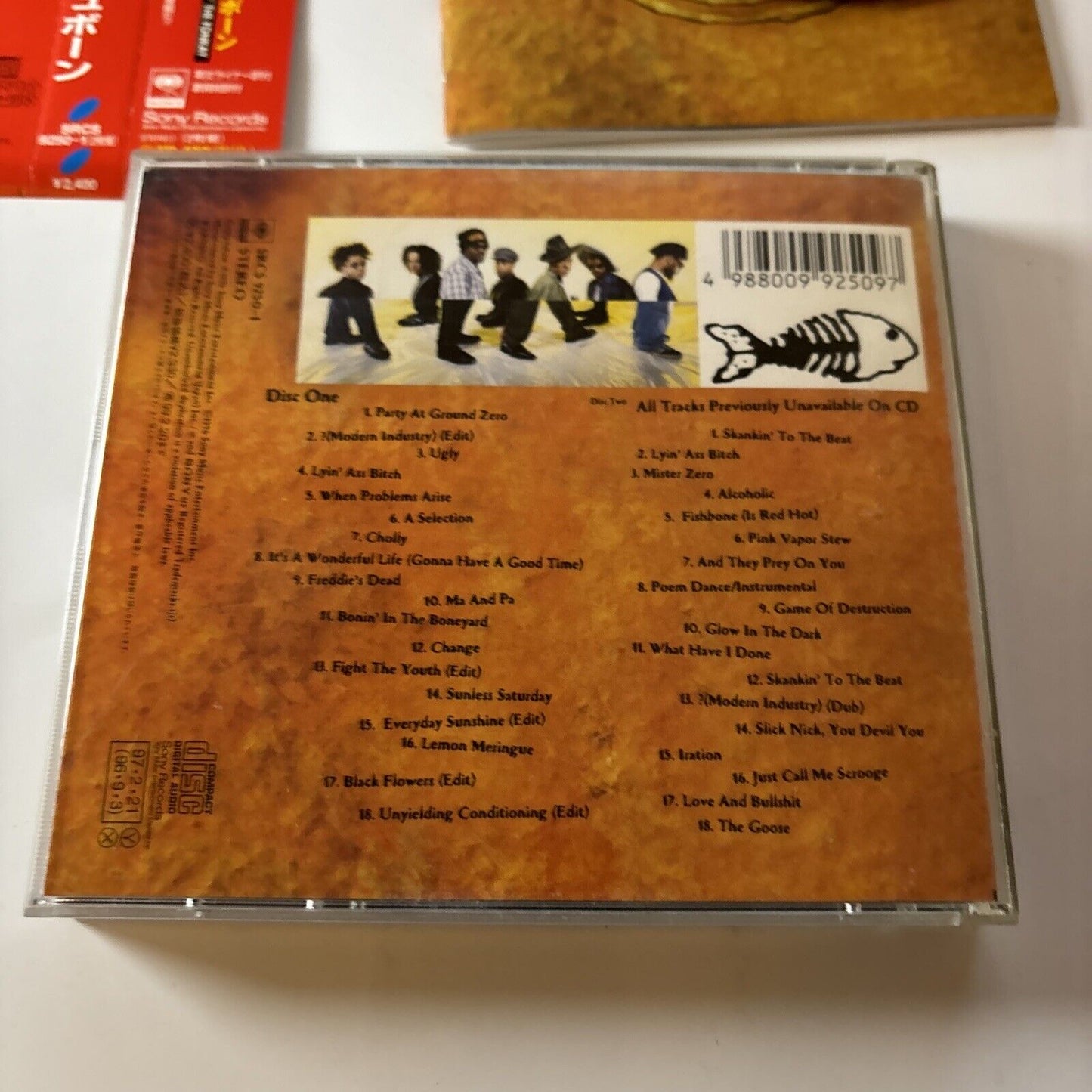 Fishbone - 101 Nuttasaurusmeg Fossil Fuelin' (CD, 1996) Japan Obi Srcs-9250-1