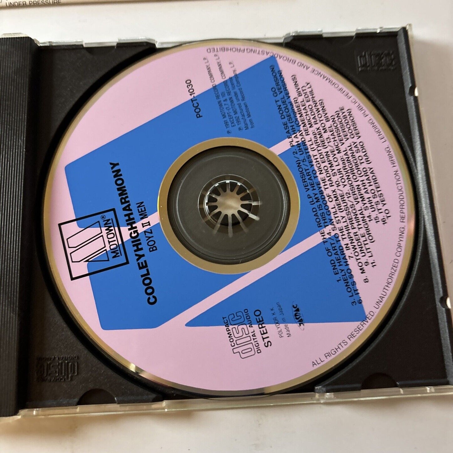 Boyz II Men - Cooleyhighharmony (CD, 1991) Japan Poct-1030