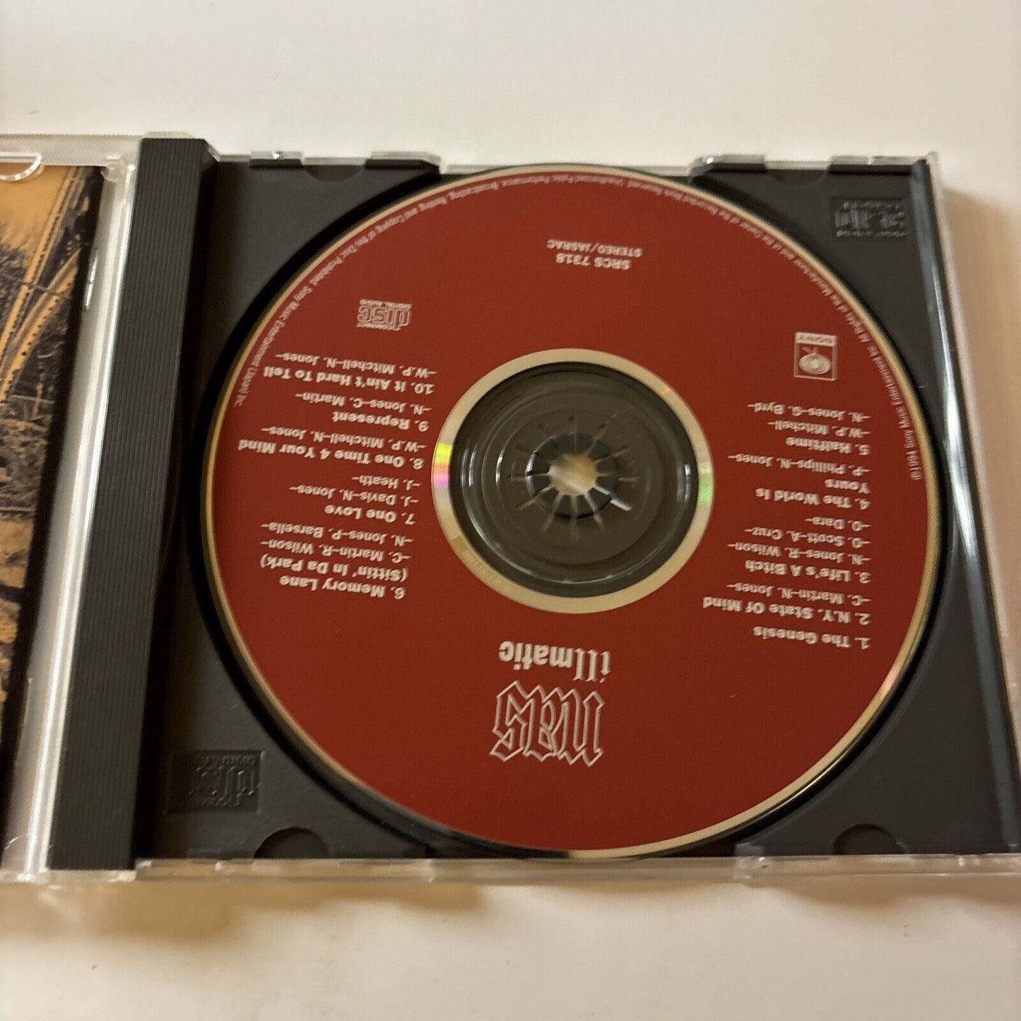 Nas - Illmatic (CD, 1994) Japan Srcs-7318