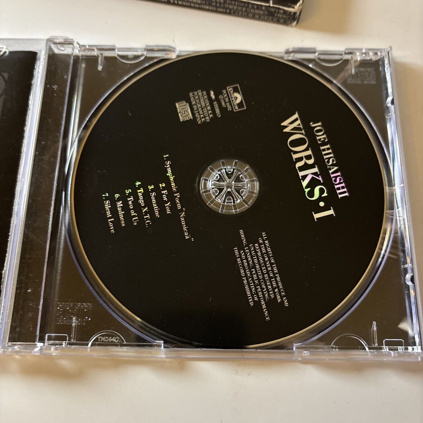 Joe Hisaishi - Works I - Joe Meets 3 Directors (CD, 1997) Japan Poch-1652