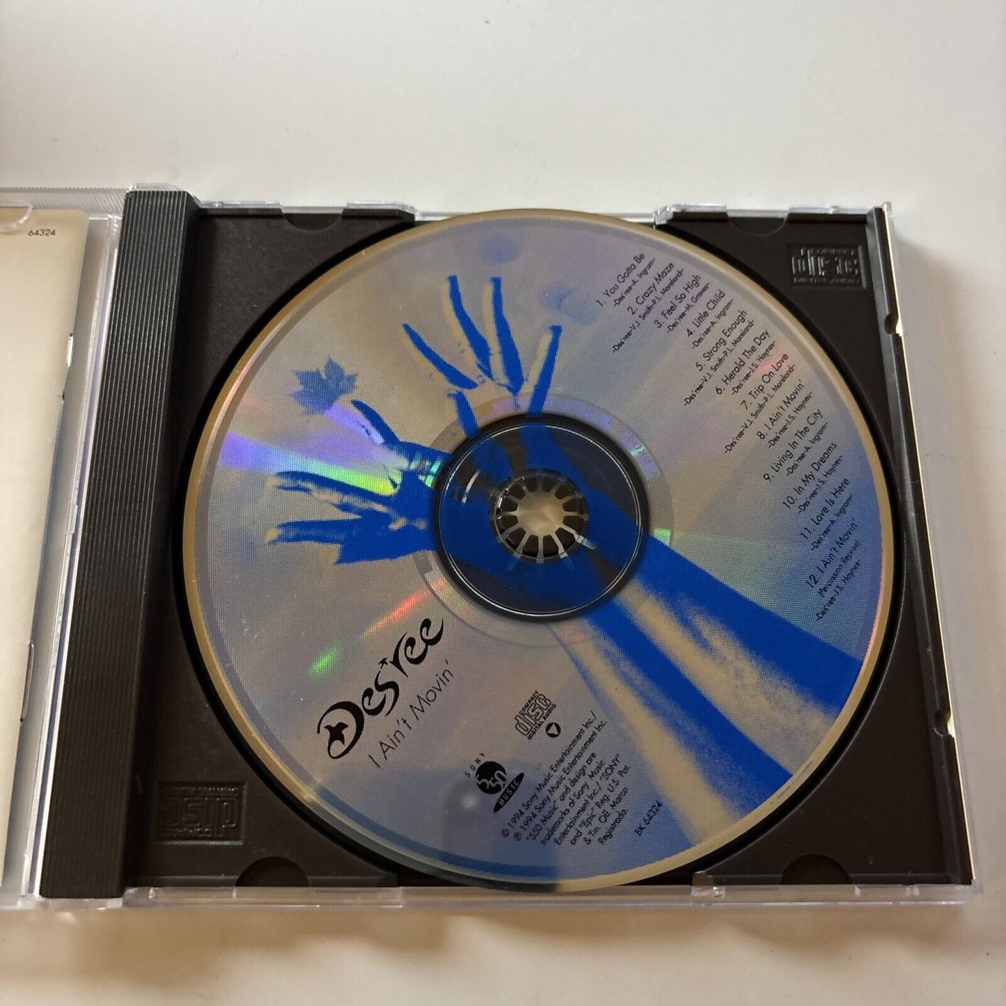 Des'ree - I Ain't Movin' (CD, 1994) Bk-64324