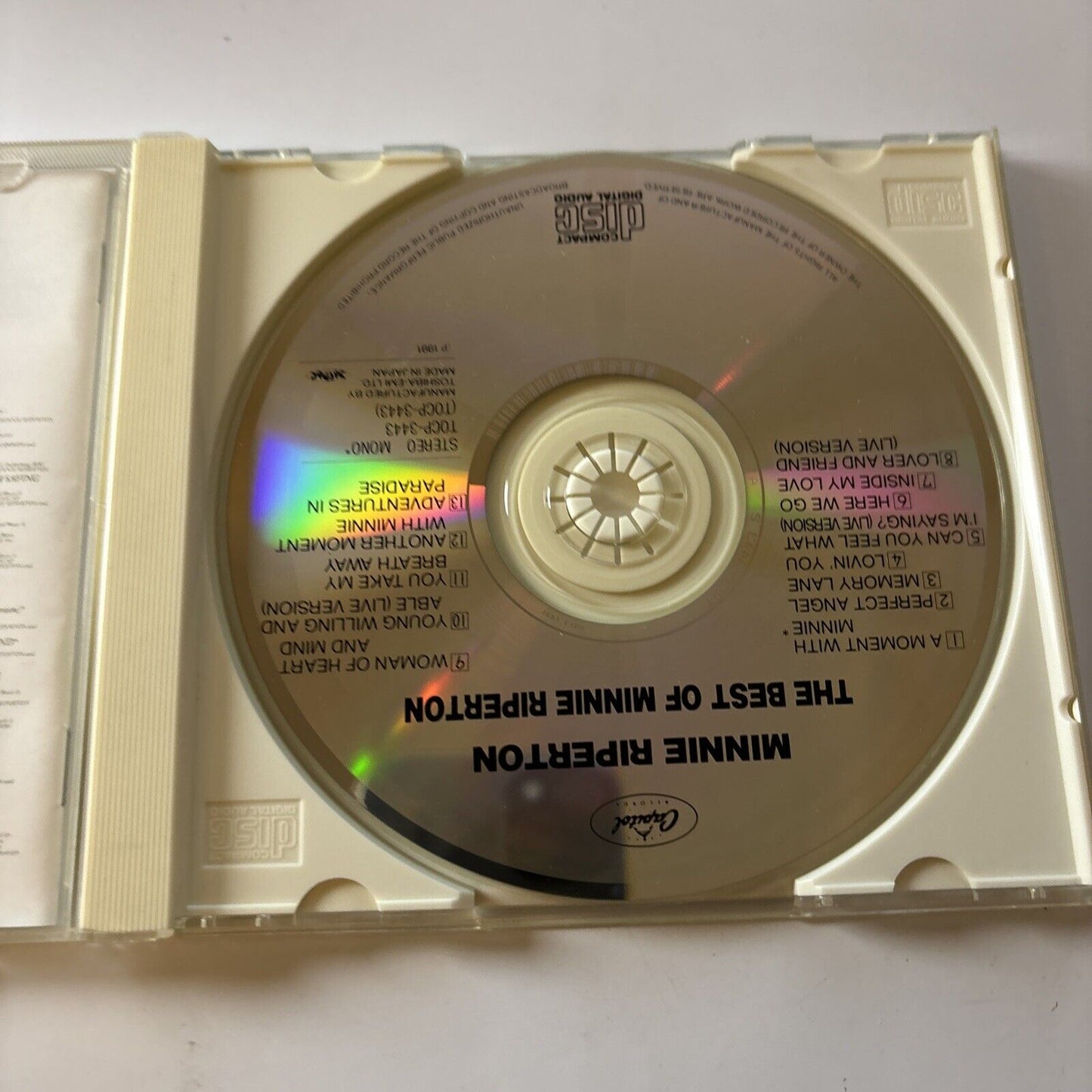 Minnie Riperton - The Best Of Minnie Riperton (CD, 1998) Japan Tocp-3443