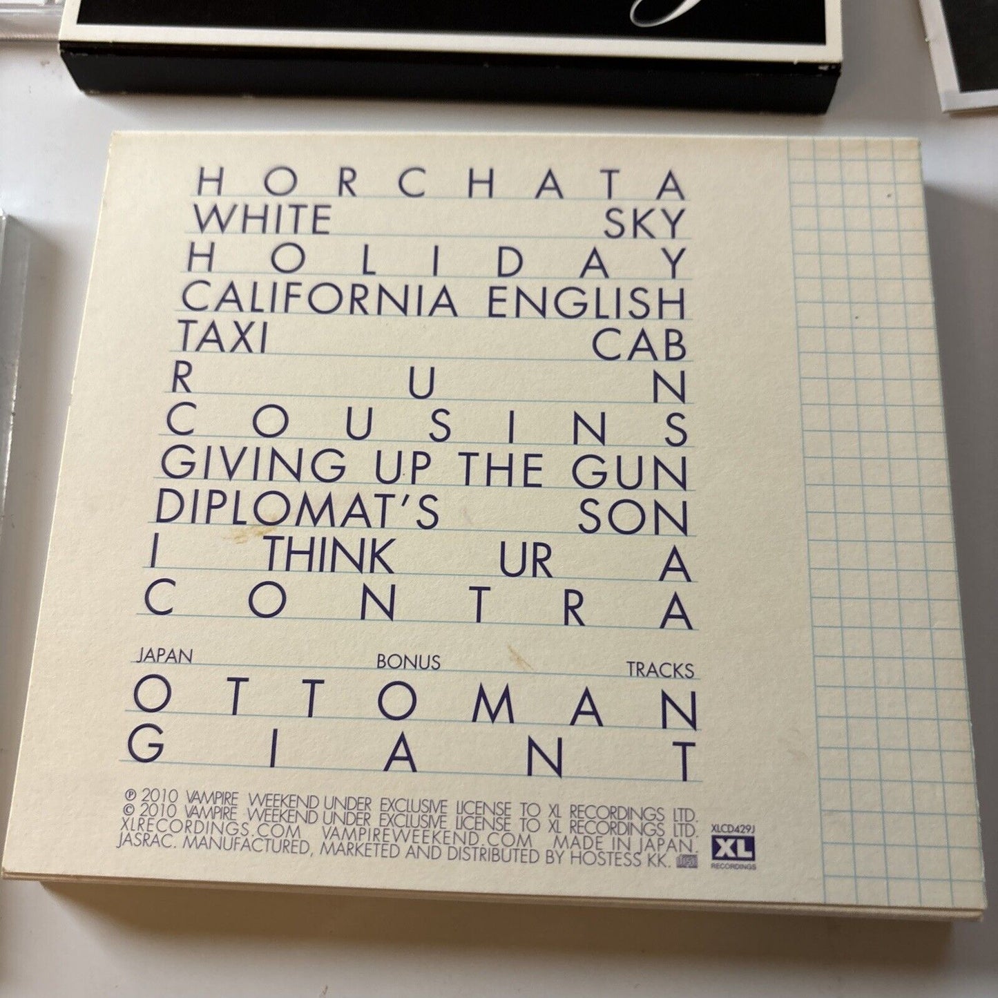 Vampire Weekend - Contra / Modern Vampires Of The Day CD Japan Xlcd429j Xlcd556j
