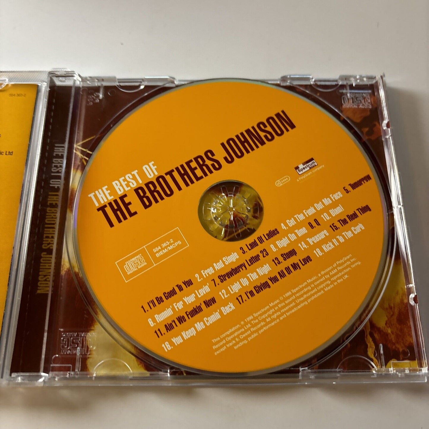 The Brothers Johnson - The Best of the Brothers Johnson (CD, 1999) 5543632