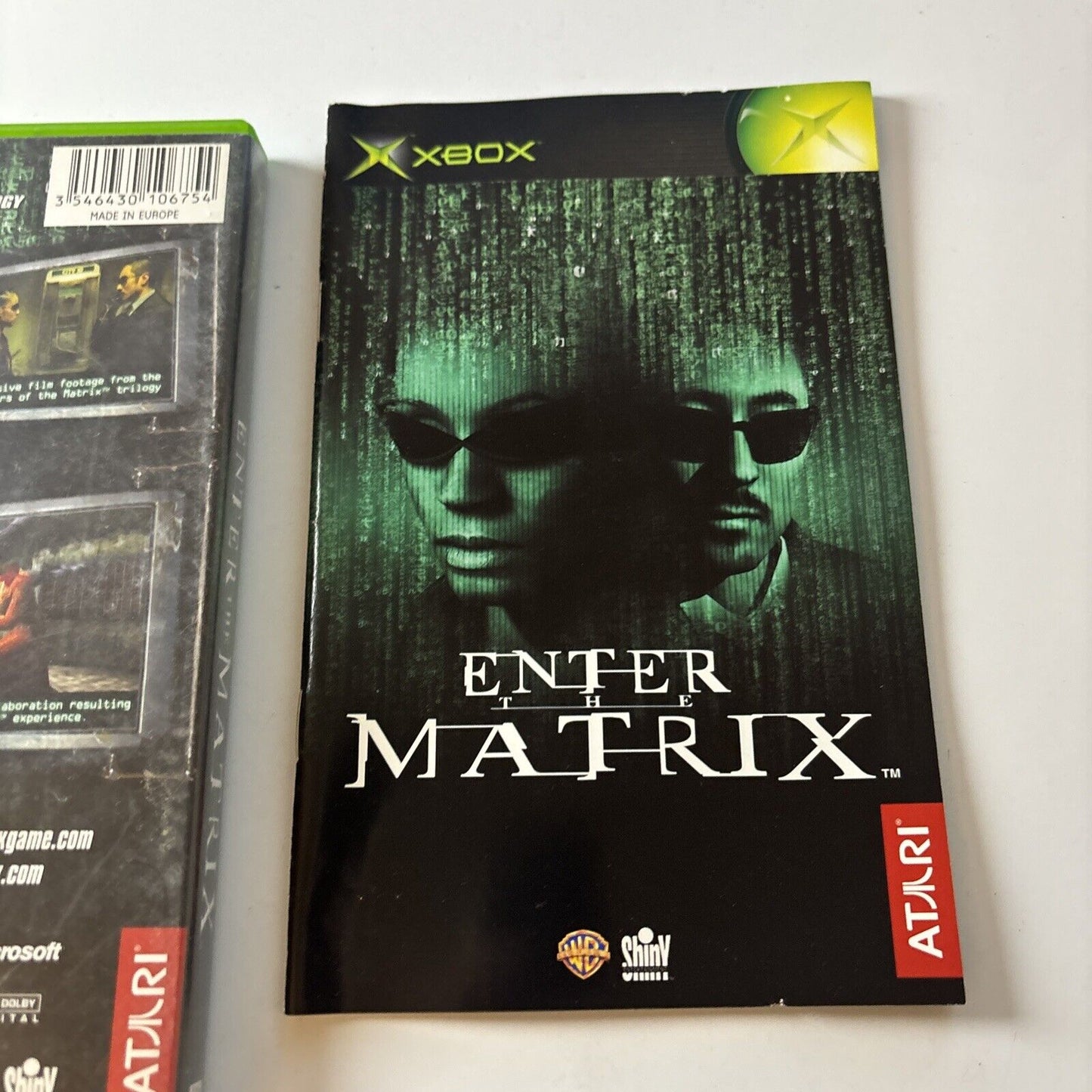 Enter The Matrix - Microsoft Xbox Original Game (PAL, 2003) Manual Included