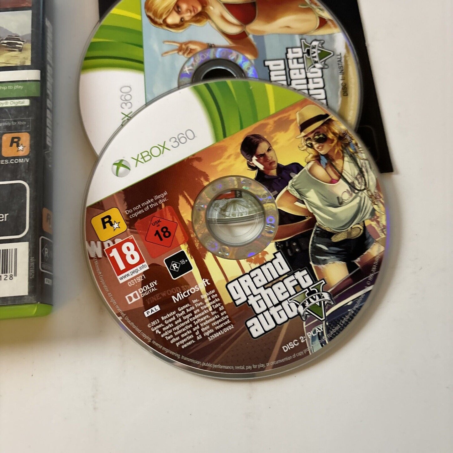 Grand Theft Auto V (Microsoft Xbox 360, 2013) Manual PAL