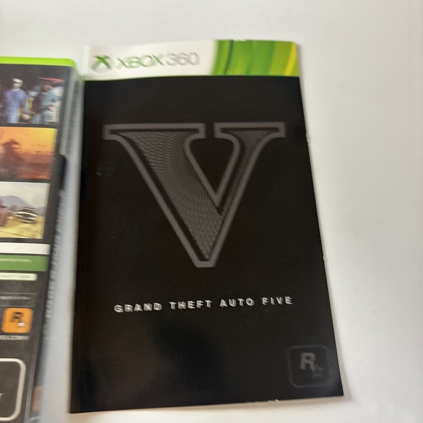 Grand Theft Auto V (Microsoft Xbox 360, 2013) Manual PAL