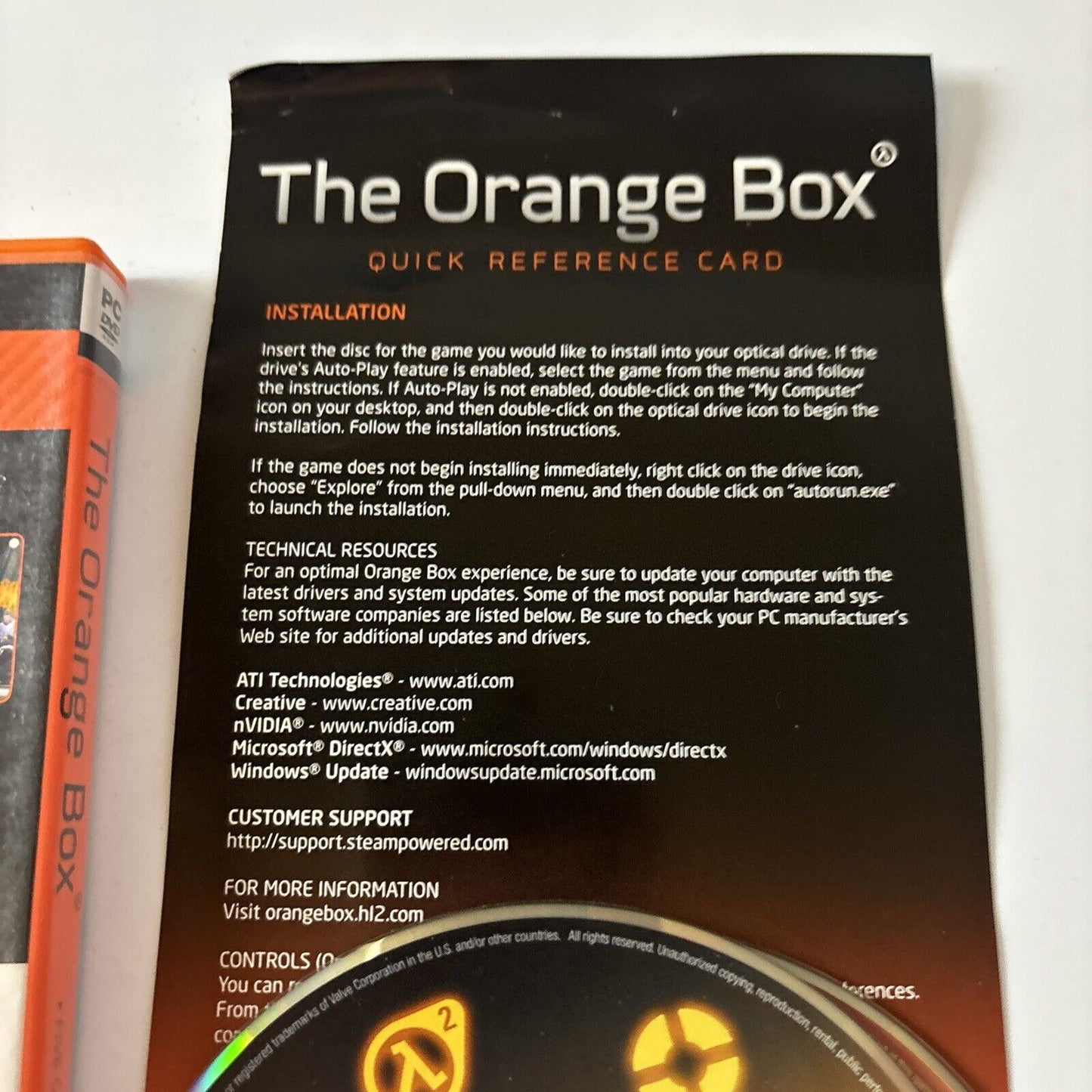 The Orange Box: Half Life 2, Episode 1 & 2, Portal PC DVD-ROM