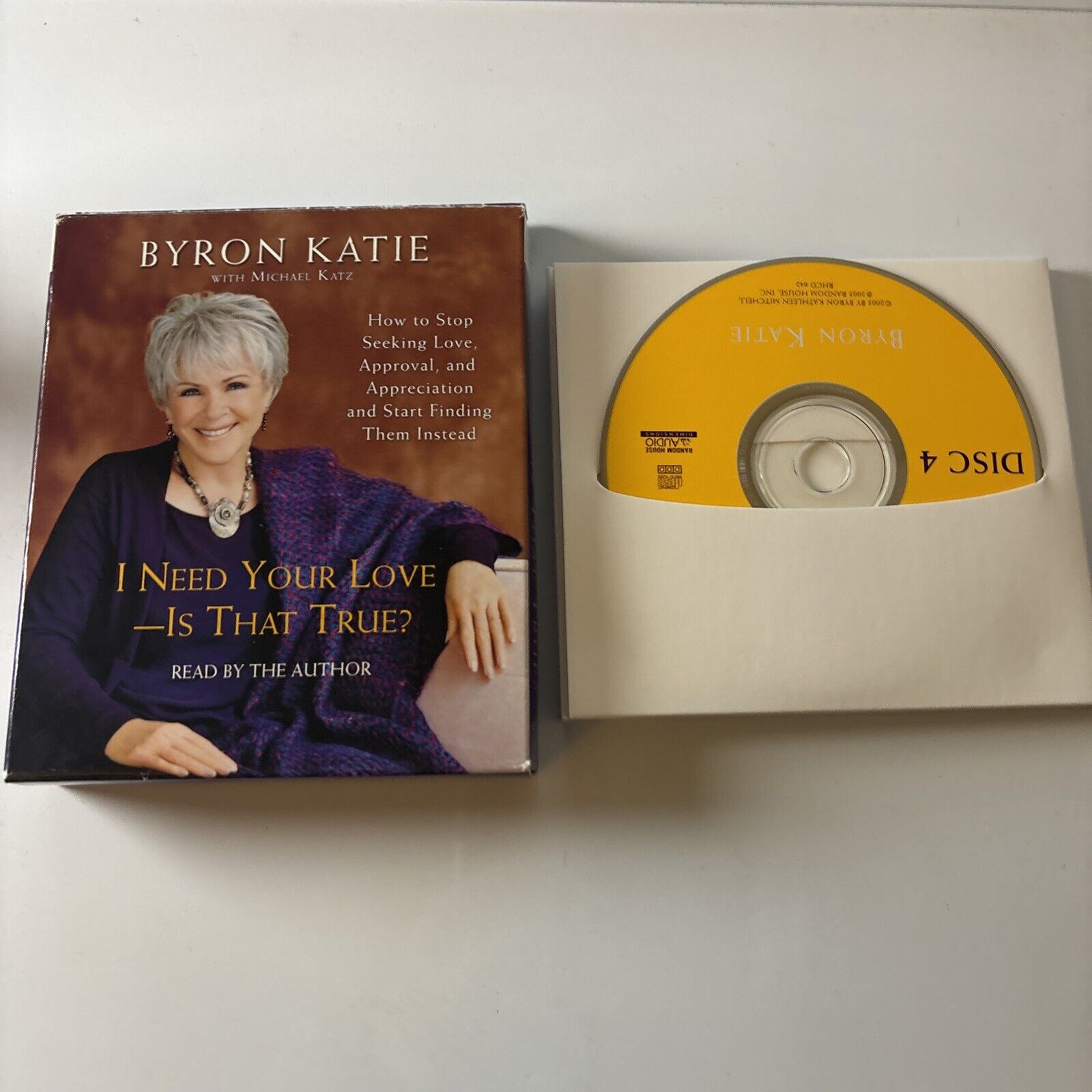 I need your love is that true by byron katie audio cd 2005 4 disc