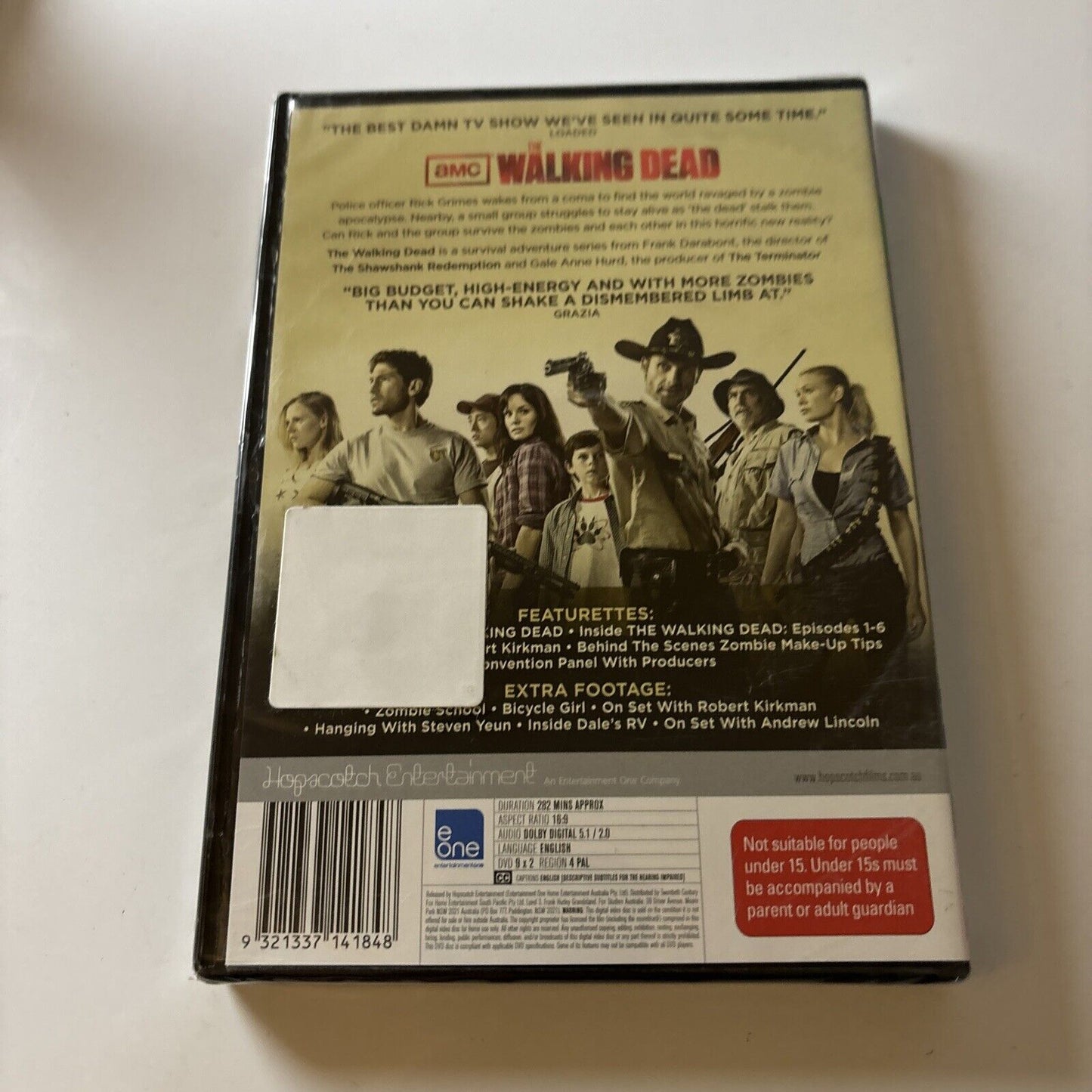 The Walking Dead : Season 1 (DVD, 2010) Andrew Lincoln Region 4 *New Sealed*