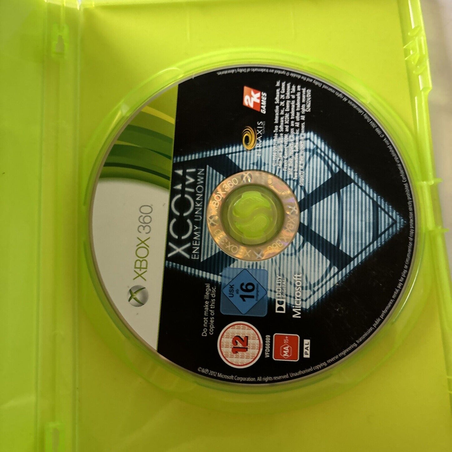 XCOM Enemy Unknown Microsoft Xbox 360 PAL Game