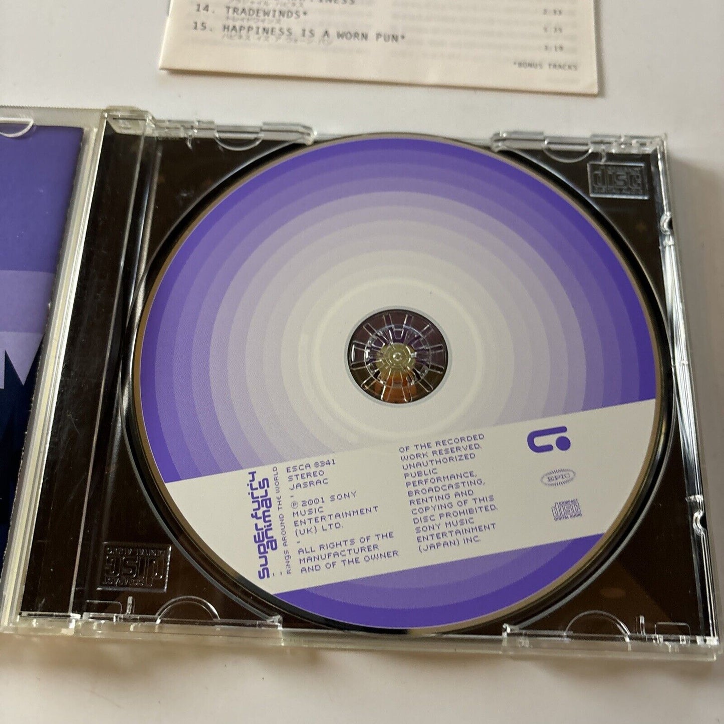 Super Furry Animals - Rings Around the World (CD, 2001) Japan Esca-8341