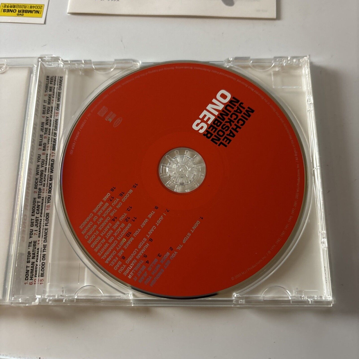 Michael Jackson - Number Ones (CD, 2003) Japan Obi Eicp-333