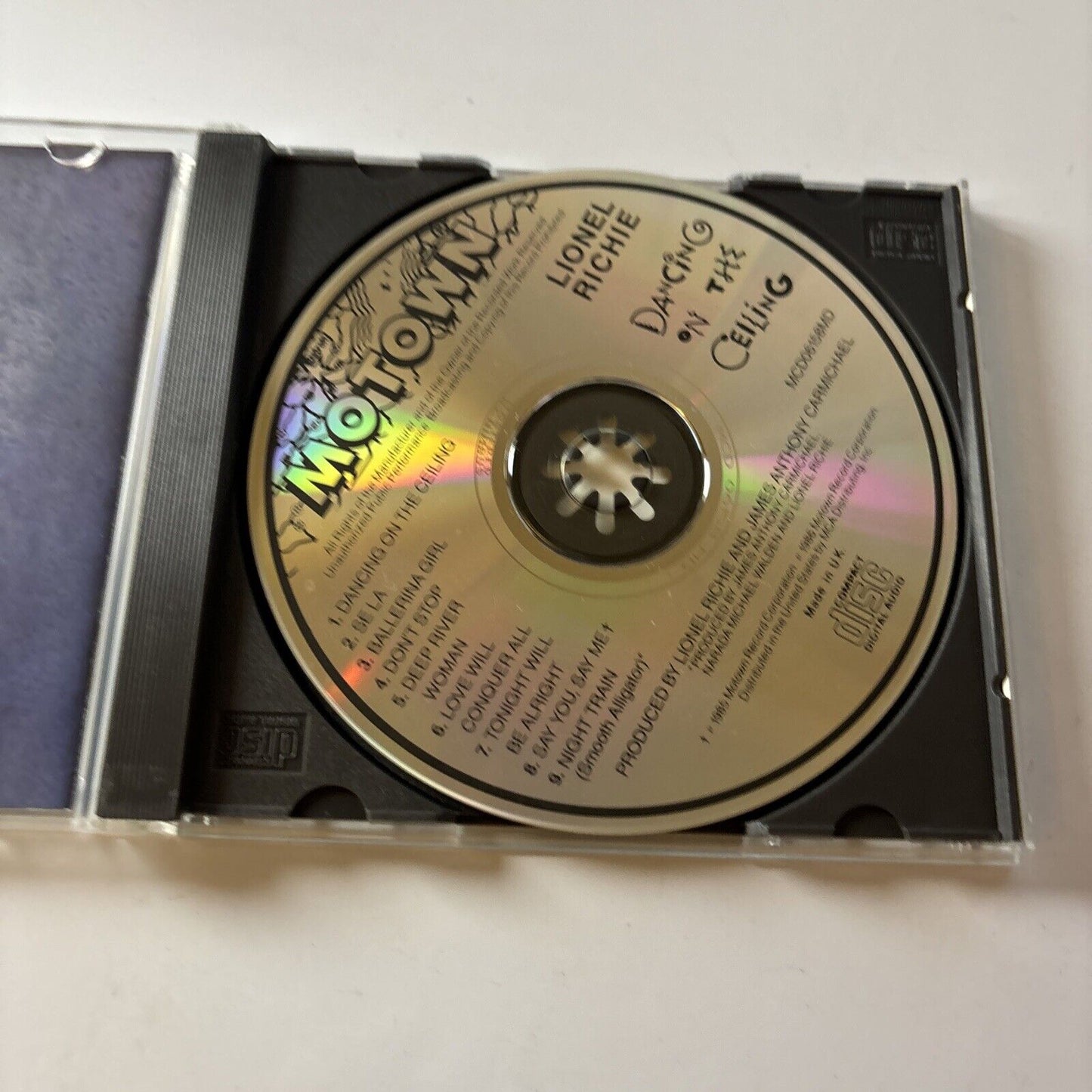 Lionel Richie - Dancing On The Ceiling (CD, 1986)