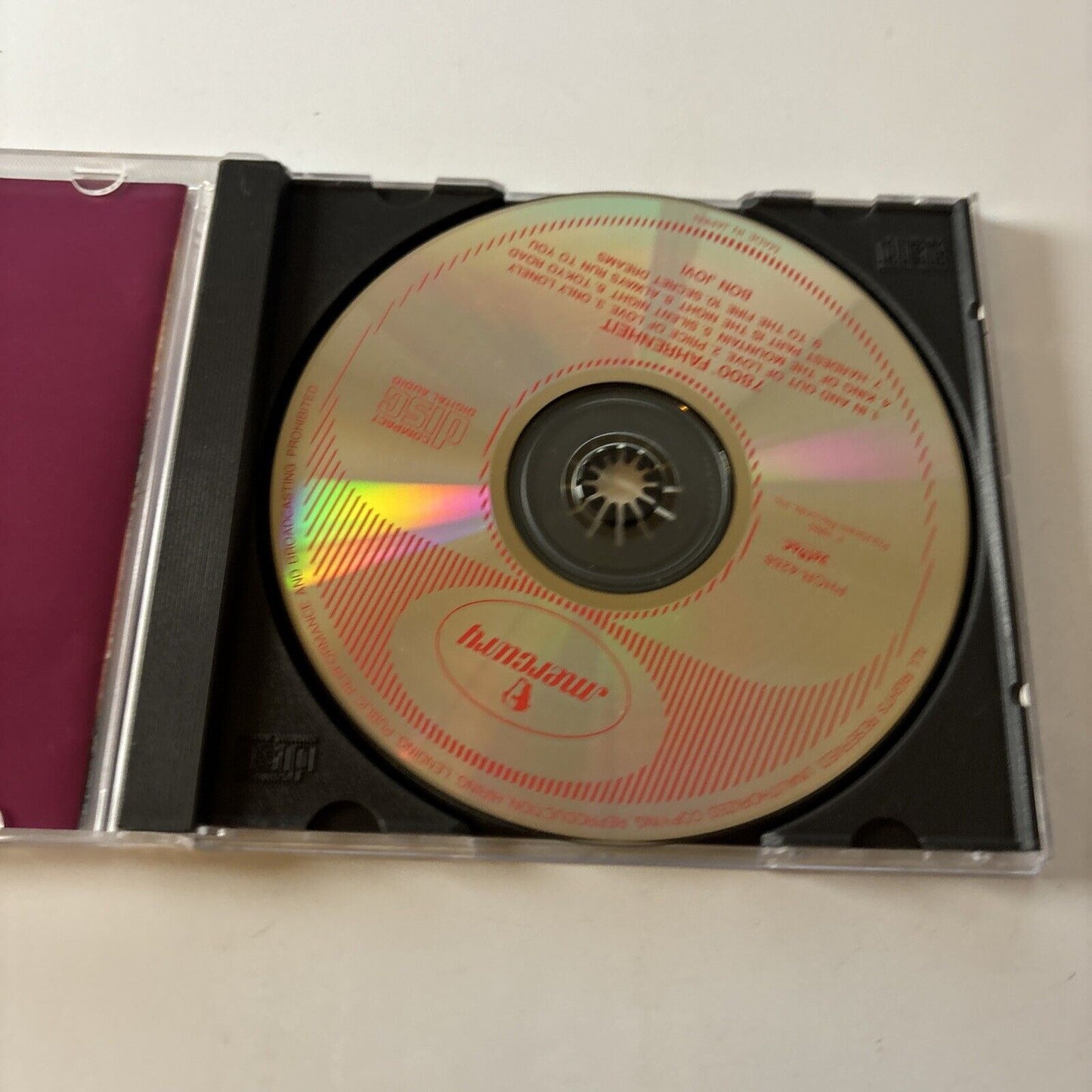 Bon Jovi - 7800 Fahrenheit (CD, 1985) Japan Phcr-4268