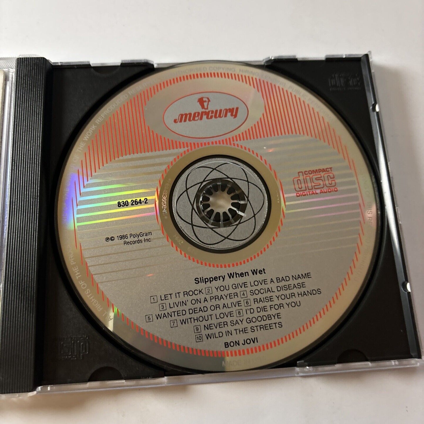 Bon Jovi - Slippery When Wet (CD, 1990)