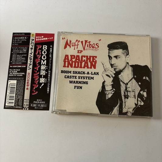 Apache Indian - Nuff Vibes EP (CD, 1993) Japan Obi Phcr-8303