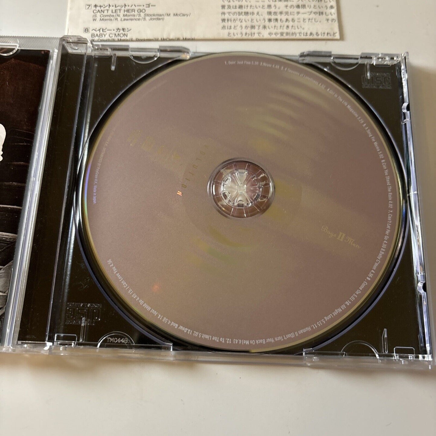 Boyz II Men - Evolution (CD, 1997) Japan Poct-9015