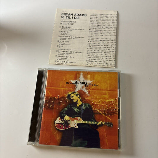 Bryan Adams - 18 Til I Die [Bonus Japan Track] (CD, 1996) Japan Pocm-1170
