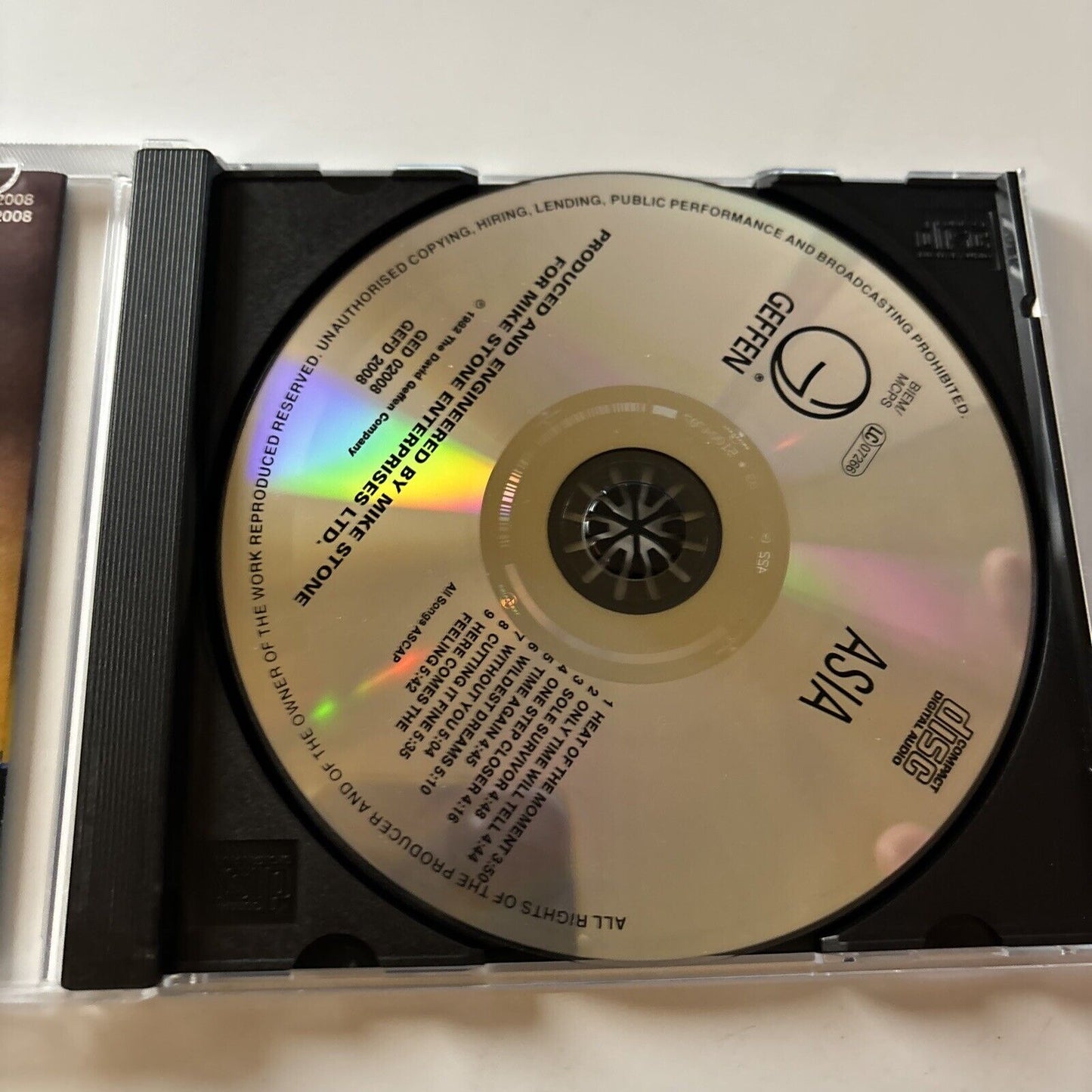 Asia By Asia (CD, 1982) Japan Obi Ged-02008