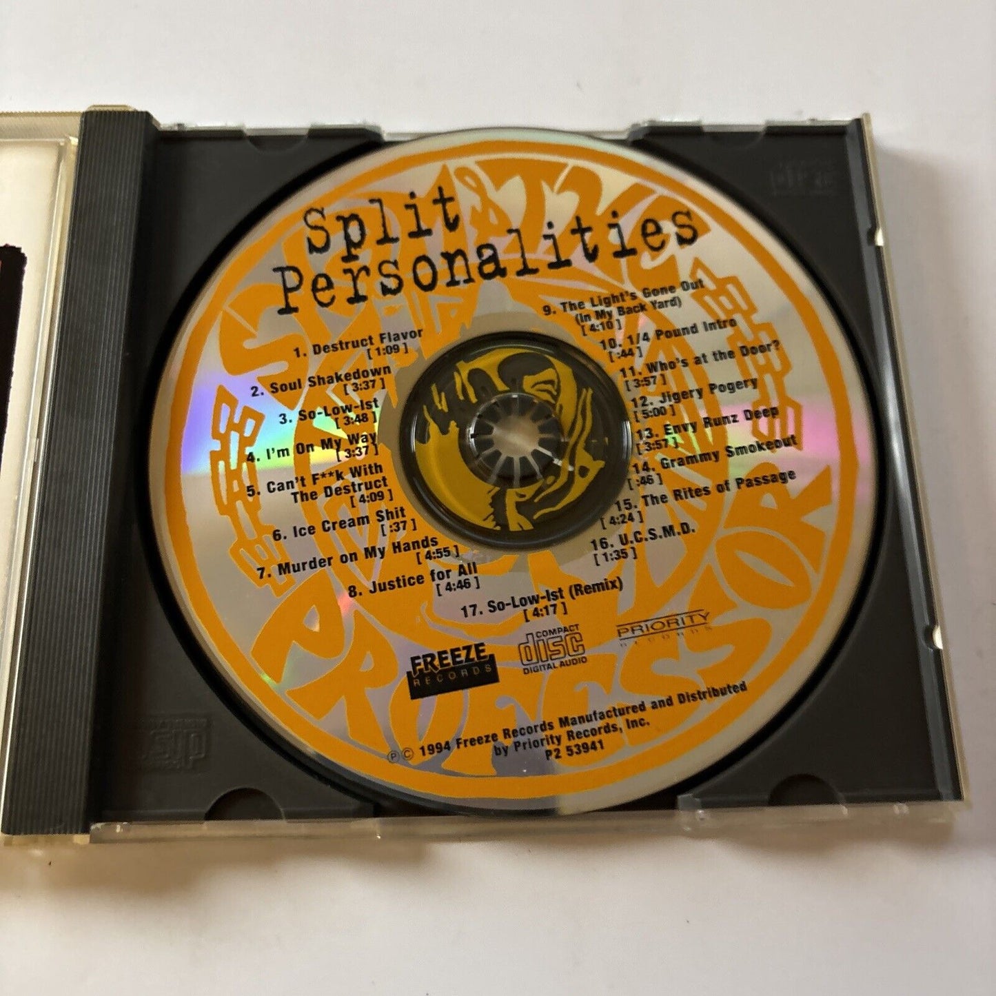 Sham & The Professor - Split Personalities (CD, 1994) Freeze Records P2 53941