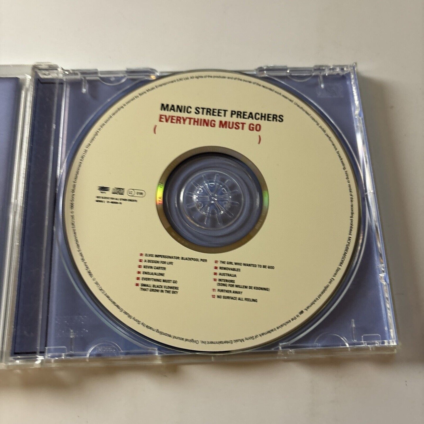 Manic Street Preachers - Everything Must Go (CD, 1996) UK & 483930 2