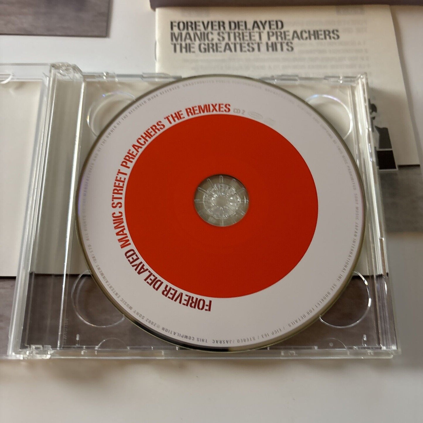 Manic Street Preachers - Forever Delayed (CD, 2002) Japan EICP-162-3