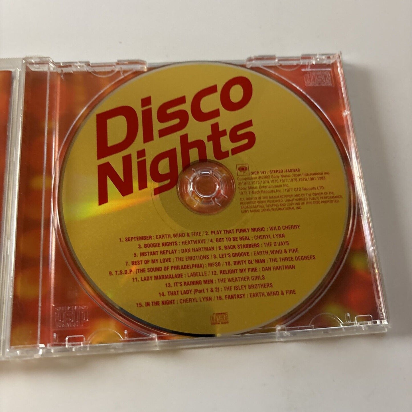Various Artists - Disco Nights (CD, 2002) Japan & SICP-141