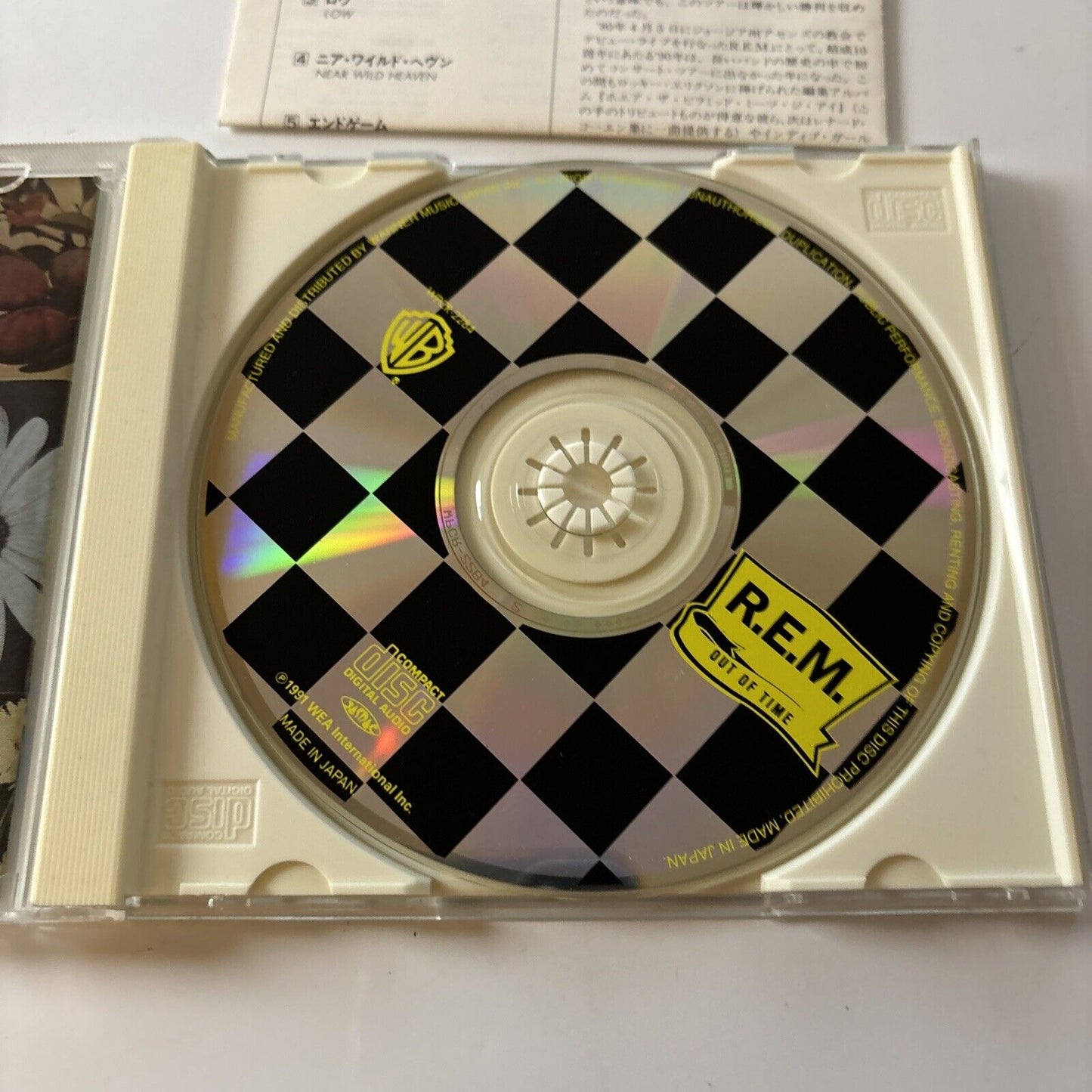 R.E.M. - Out Of Time (CD, 1998) Japan wpcr-2284 Warner Bros. Records