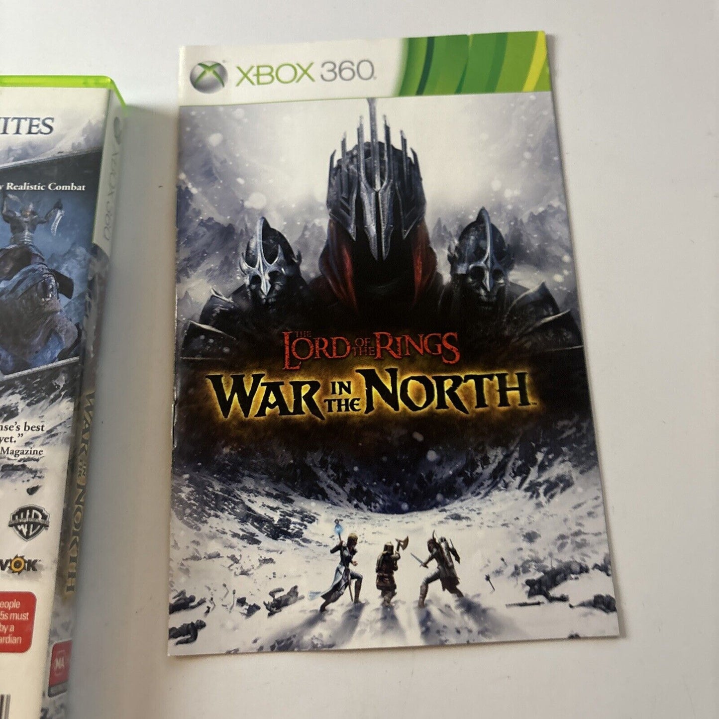 The Lord Of The Rings - War In The North XBOX 360 With Manual PAL