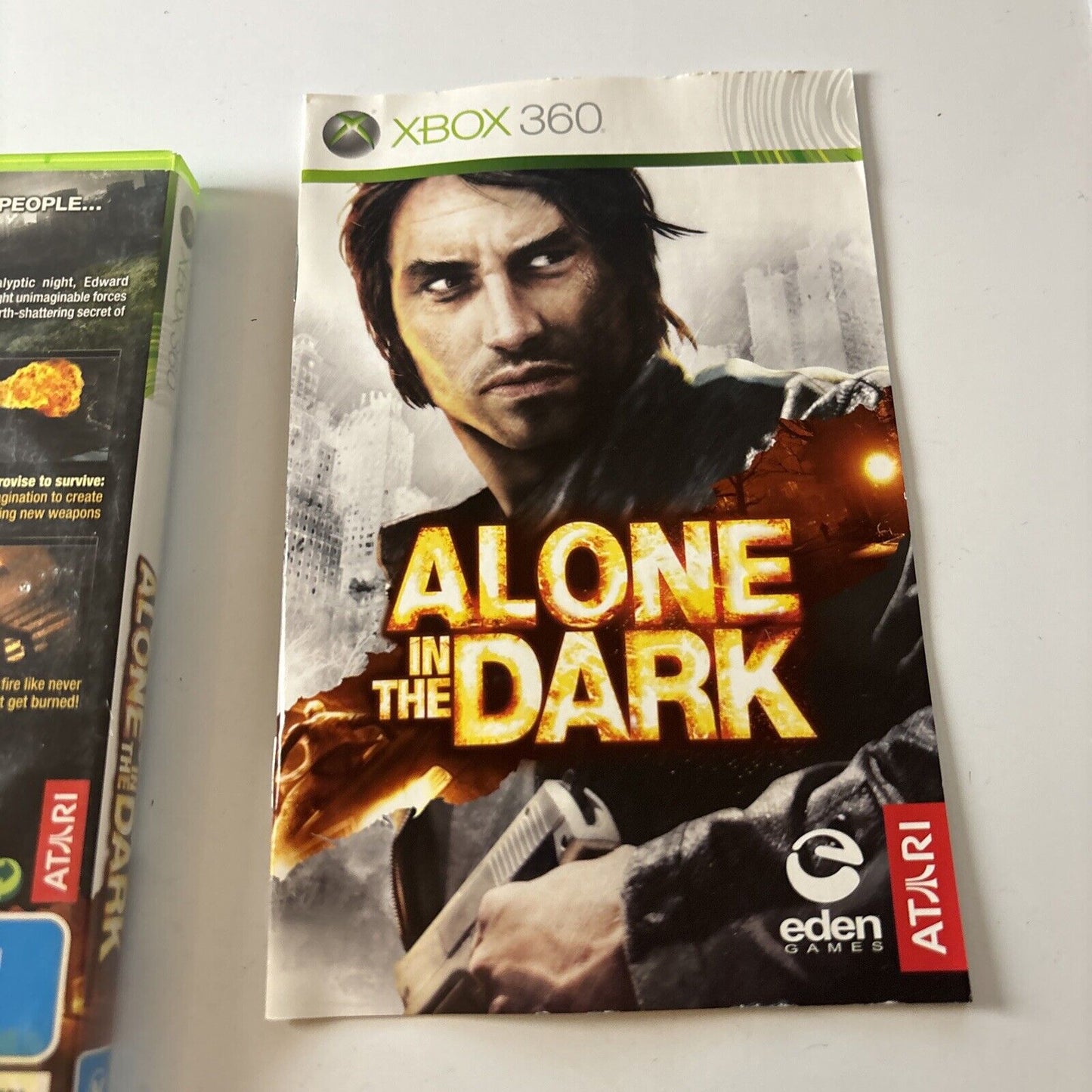 Alone In The Dark Microsoft Xbox 360 Manual PAL