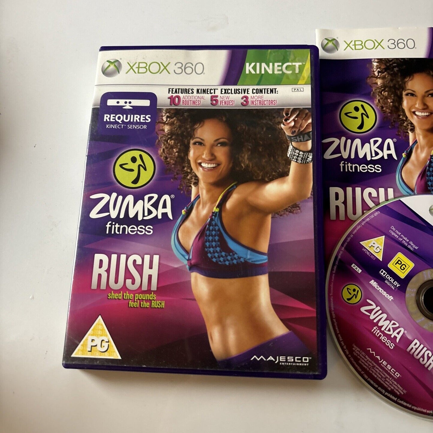 Zumba Fitness Rush - Xbox 360 Manual PAL