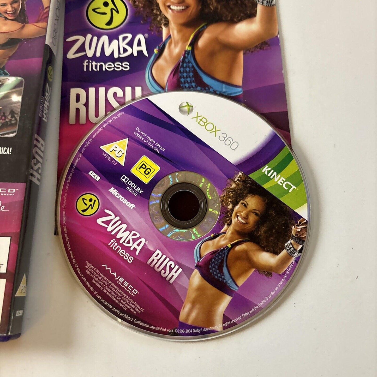Zumba Fitness Rush - Xbox 360 Manual PAL