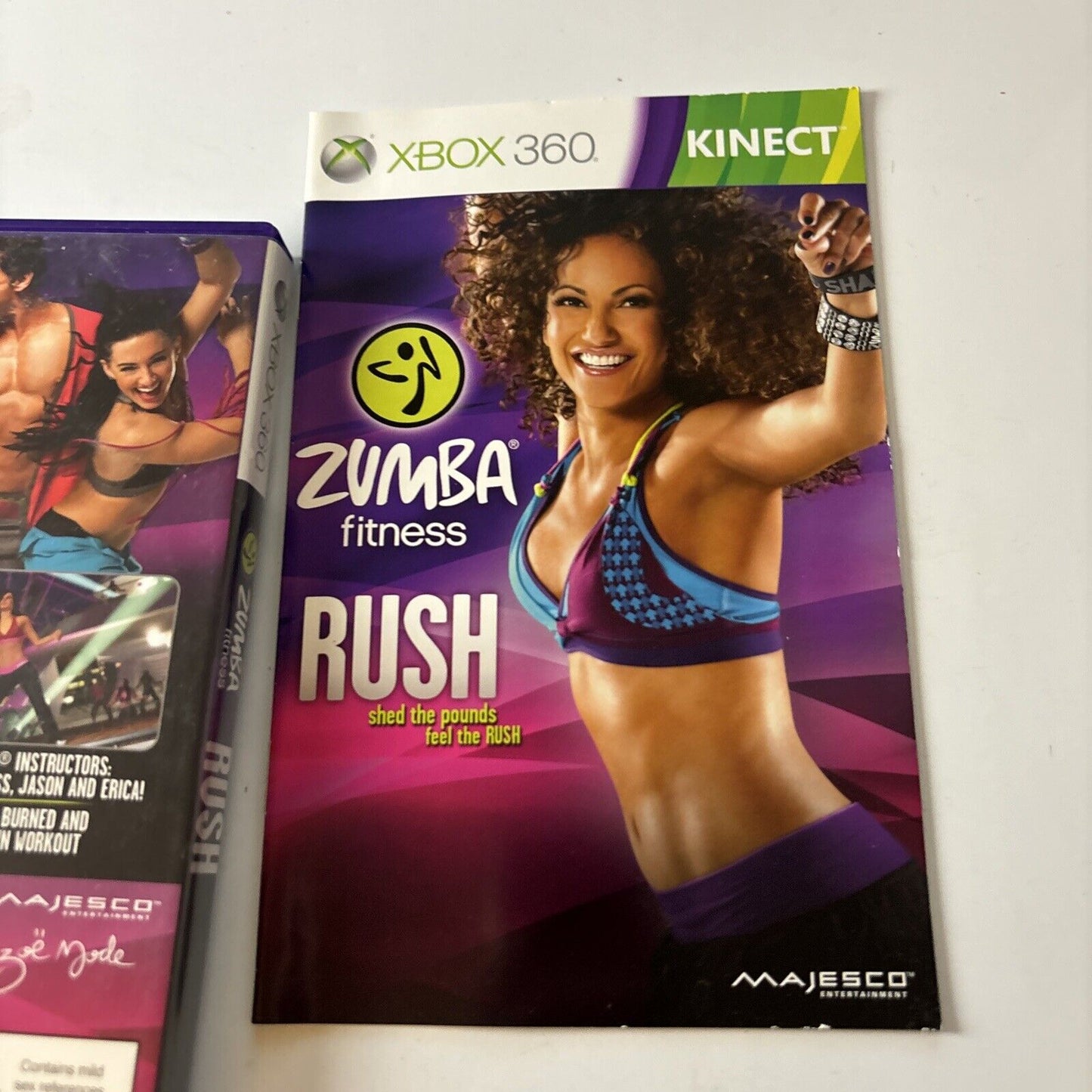 Zumba Fitness Rush - Xbox 360 Manual PAL