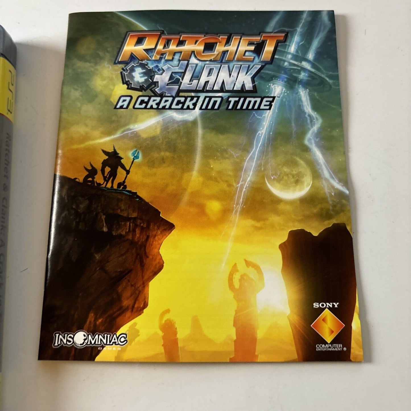 Ratchet & Clank A Crack in Time Sony PlayStation 3 PS3 Manual