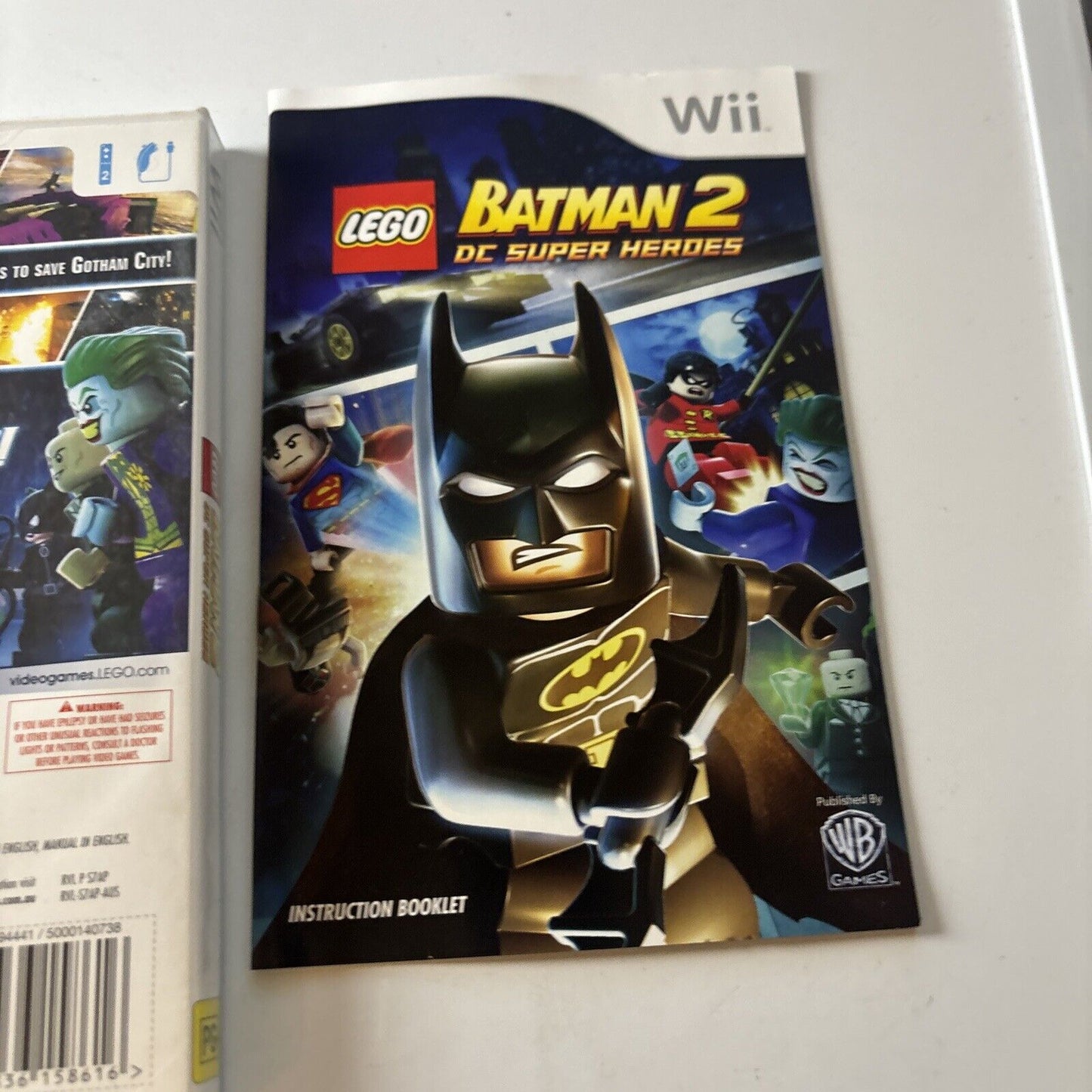 LEGO Batman Super Heroes 2 - Nintendo Wii PAL - Complete with Manual