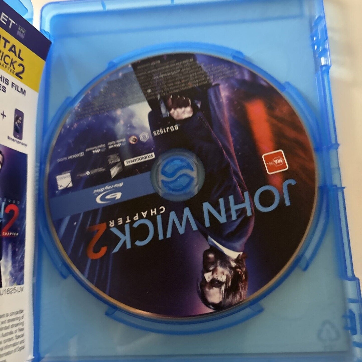 John Wick - Chapter 2 (Blu-ray, 2017) Keanu Reeves Region B