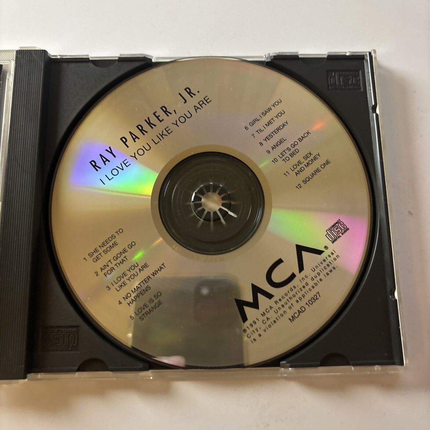 Ray Parker Jr. - I Love You Like You Are (CD, 1991) MCA Records MCA 10327